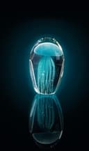 LEONARDO Dekofigur Qualle OCEANO | Blau 3