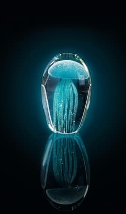 LEONARDO Dekofigur Qualle OCEANO | Blau