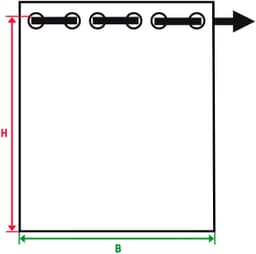 Weckbrodt Vorhang Shorty | Weiß