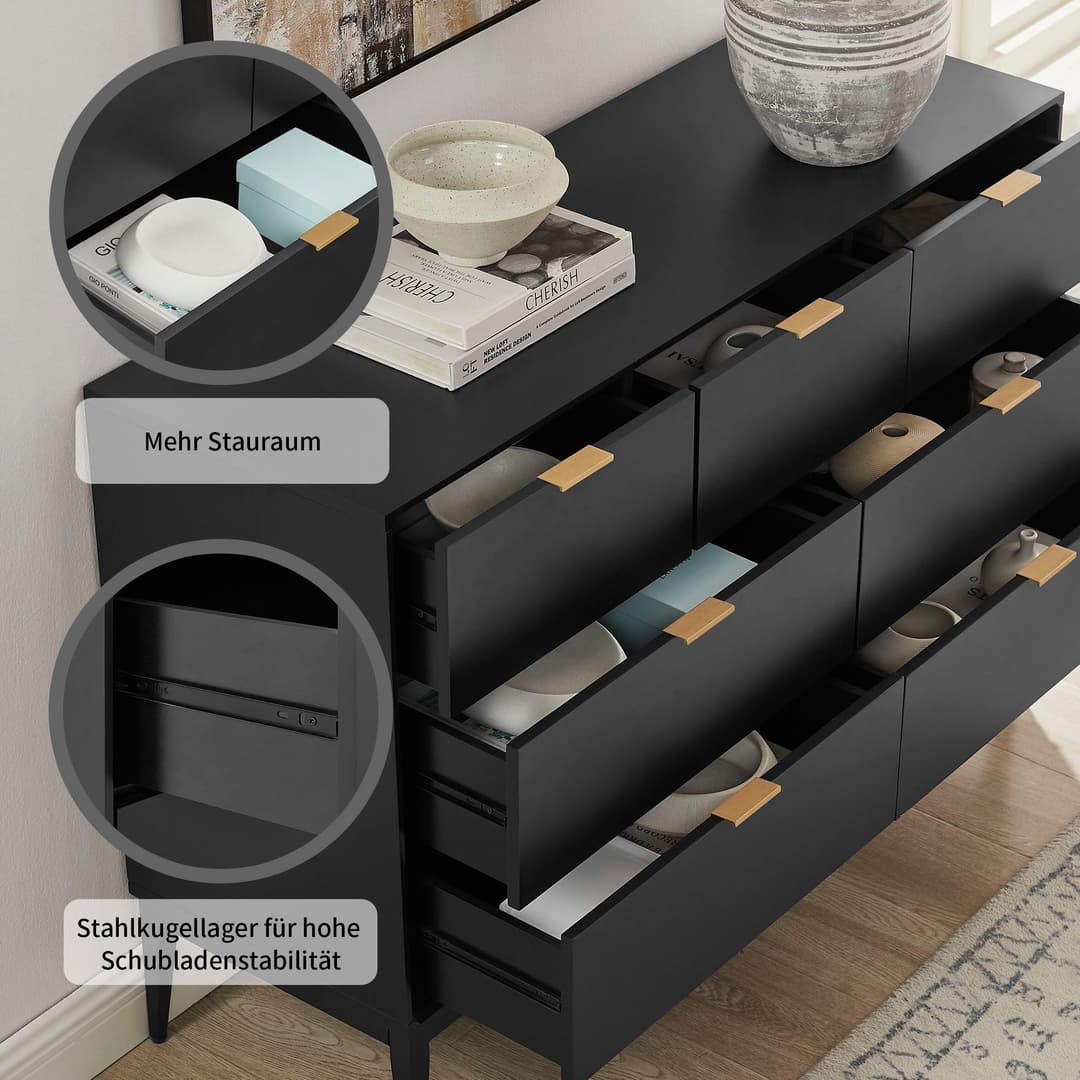 OTTO home Kommode Lavisha | Schwarz