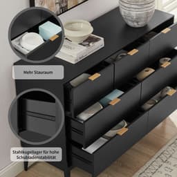 OTTO home Kommode Lavisha | Schwarz