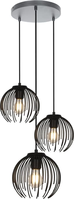 OTTO home Pendelleuchte Tonnia | Schwarz