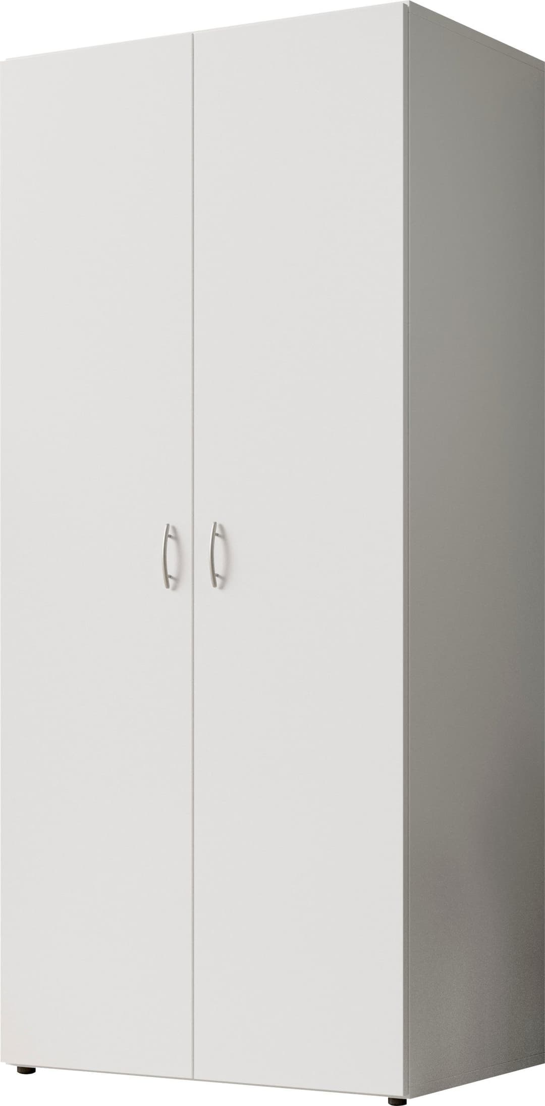Schlafkontor Drehtürenschrank Base Kleiderschrank Joe Garderobe | Weiß