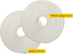 SCHELLENBERG Klett-Klebeband für Fliegengitter | Weiß
