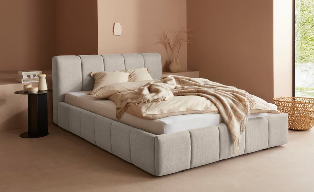 LeGer Home by Lena Gercke Polsterbett Maileen | Beige