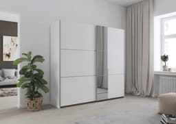 rauch Schwebetürenschrank Kleiderschrank Astana | Weiß