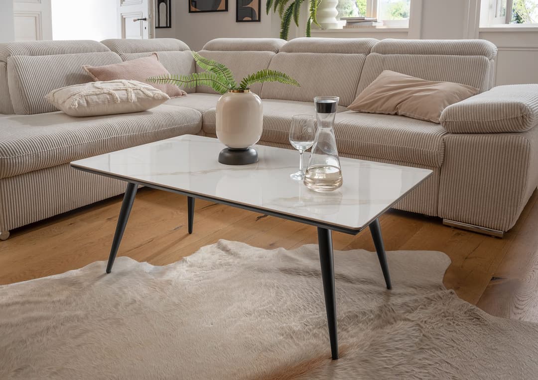 Paroli Couchtisch | Weiß