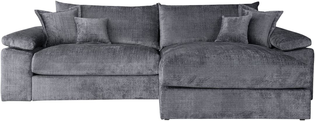 Home affaire Ecksofa Soft&Cosy XXL L-Form | Grau