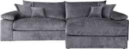 Home affaire Ecksofa Soft&Cosy XXL L-Form | Grau