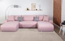 COLLECTION AB Wohnlandschaft Paola U-Form | Rosa
