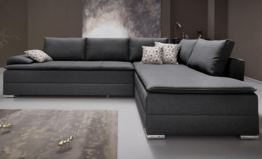 Home affaire Ecksofa Night & Day L-Form | Grau