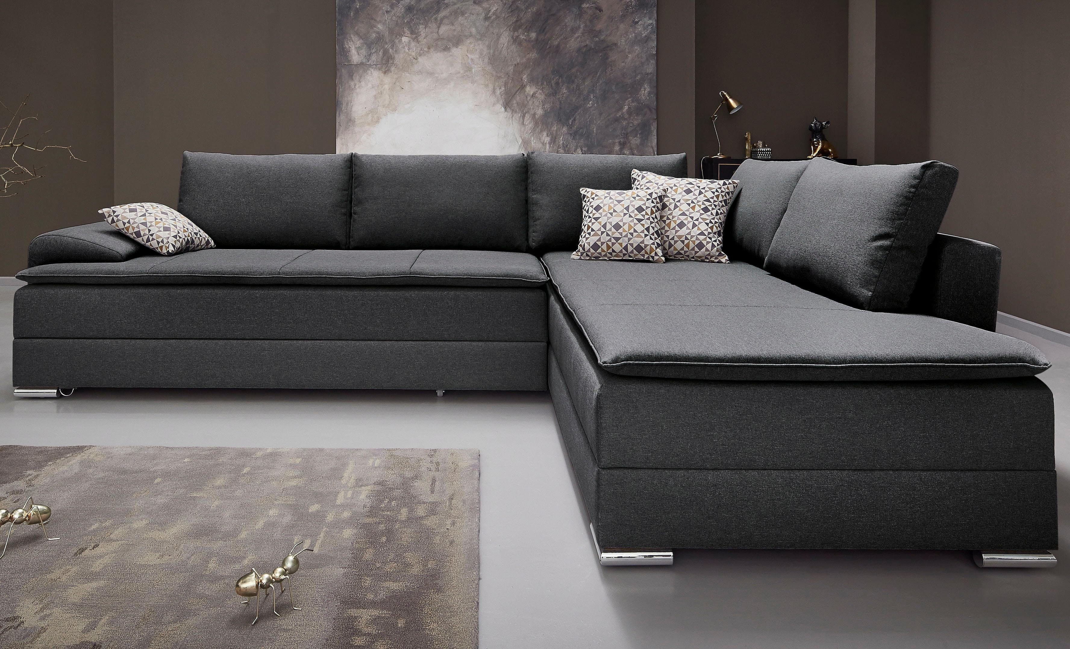 Home affaire Ecksofa Night & Day L-Form | Grau