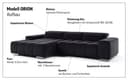 COTTA Ecksofa Orion L-Form | Beige 4