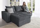 COLLECTION AB Ecksofa Josy L-Form | Grau