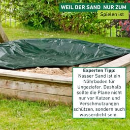 Windhager Sandkasten-Abdeckplane LARGE | Grün