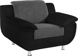 TRENDMANUFAKTUR Sessel Rondo 3 | Schwarz