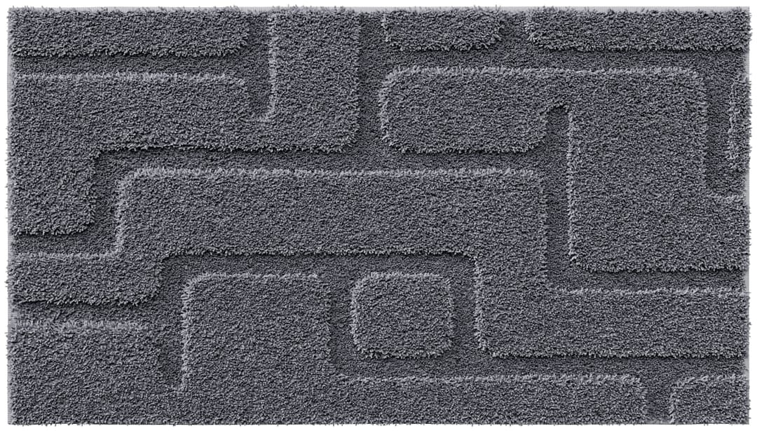 Grund Badematte Riana | Grau