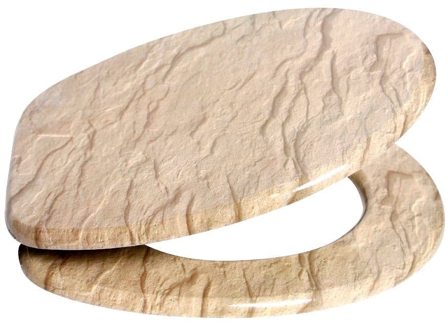 Sanilo WC-Sitz Sand Stone | Braun