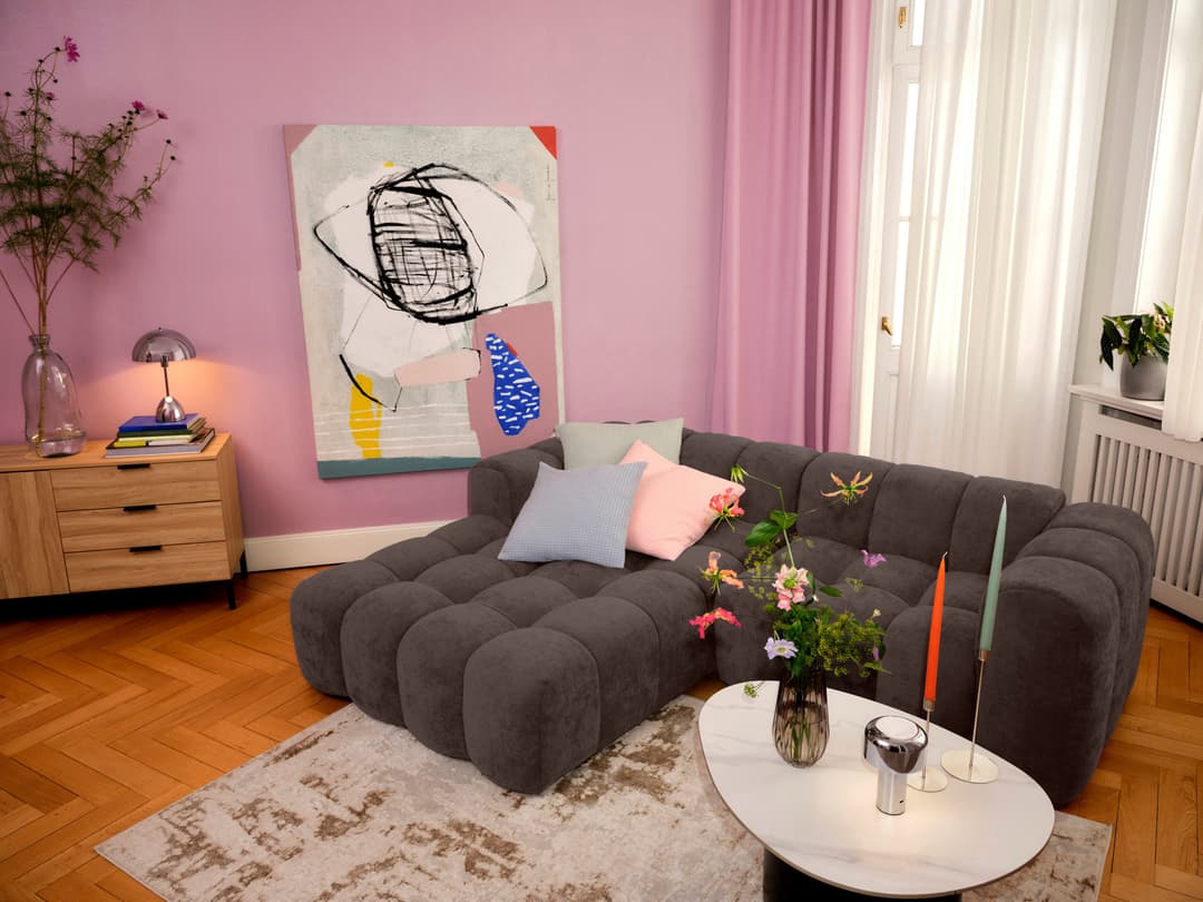 OTTO home Ecksofa KALLIE L-Form | Braun