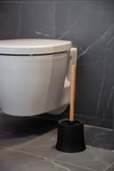 Wenko WC-Garnitur Basic | Schwarz 4