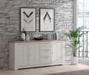 FORTE Sideboard Iloppa | Weiß