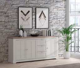 FORTE Sideboard Iloppa | Weiß