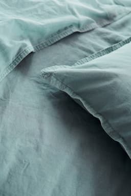 Primera Bettwäsche Stone-Washed | Grün