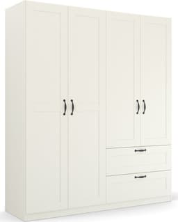 rauch COTTAGE BY QUADRA SPIN Kleiderschrank | Weiß