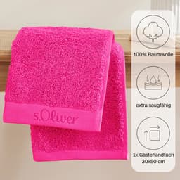 s.Oliver Gästehandtuch | Pink