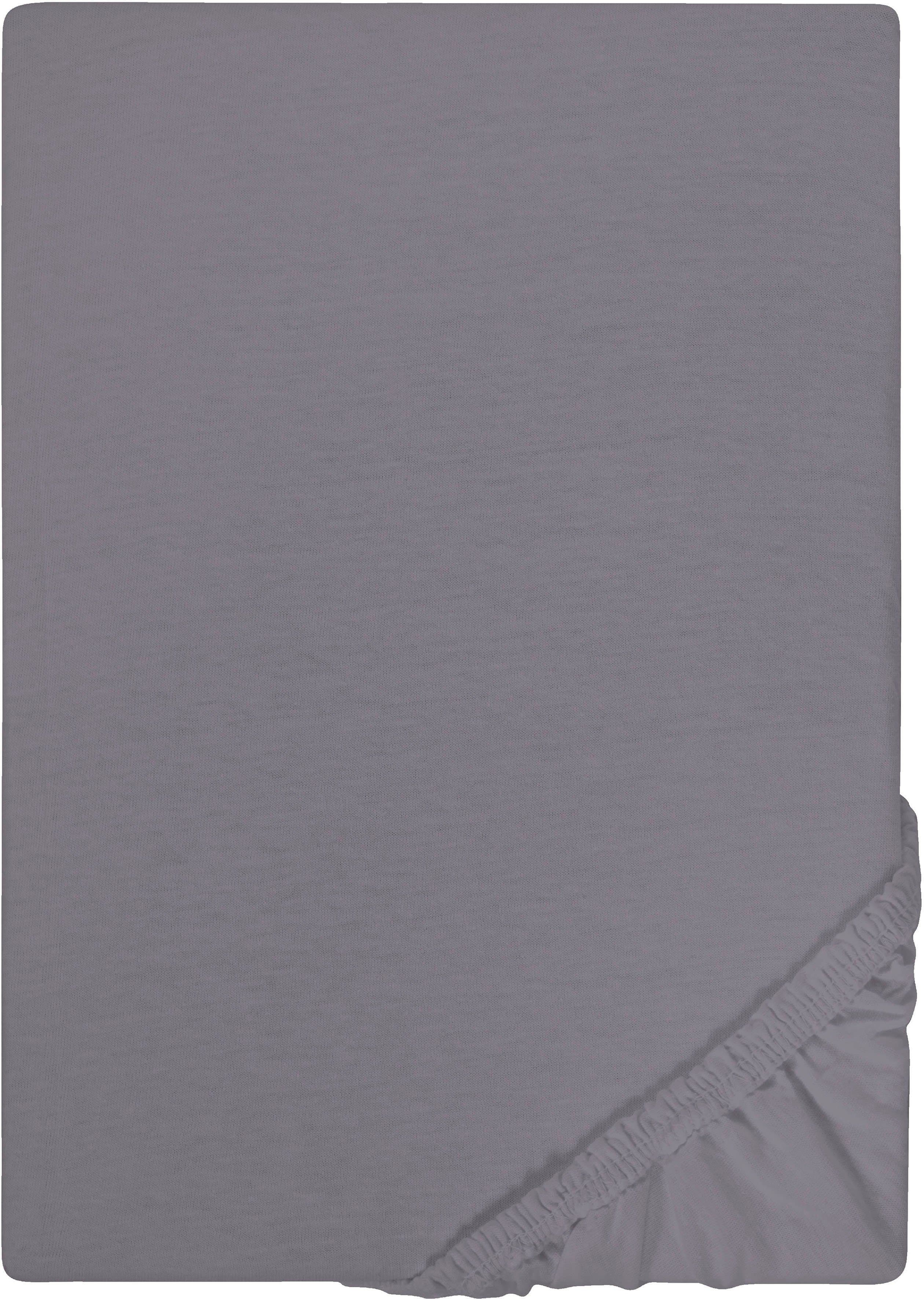 Castell Spannbettlaken Jersey | Grau