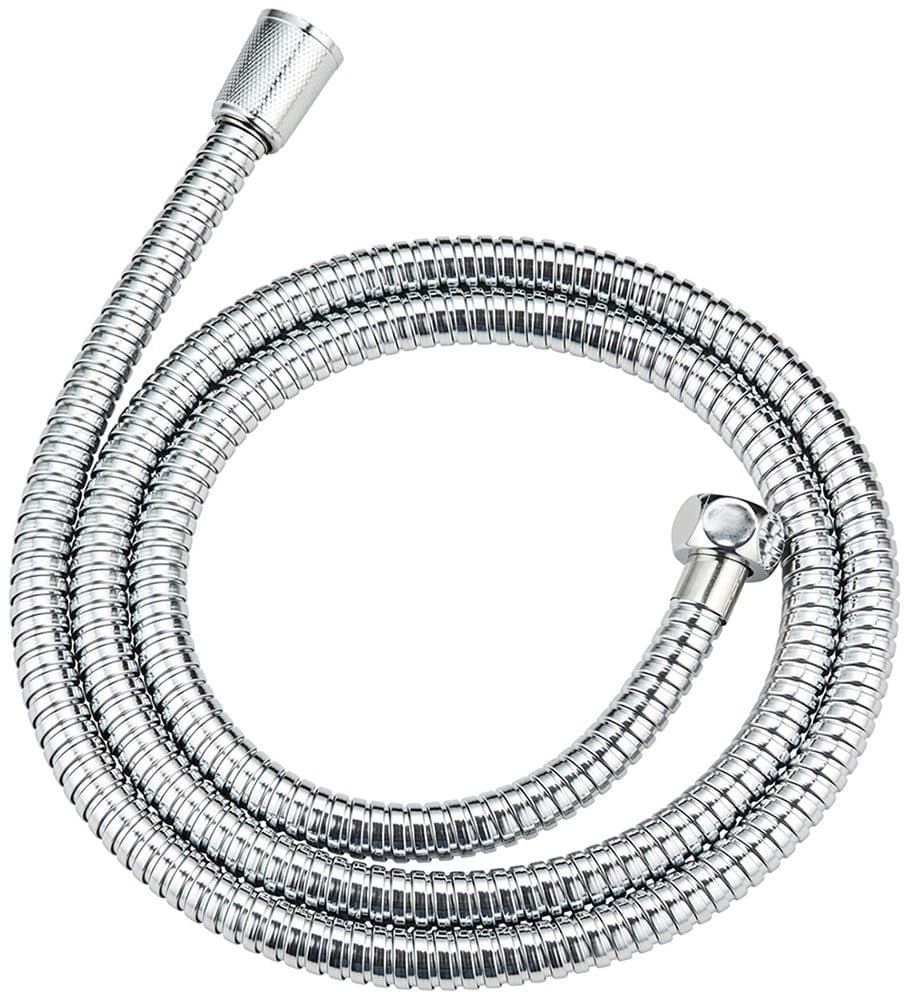WENKO Handbrause Modell Basic Line Duschkopf Set | Silber