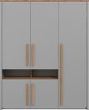 FORTE Kleiderschrank Surfino | Grau