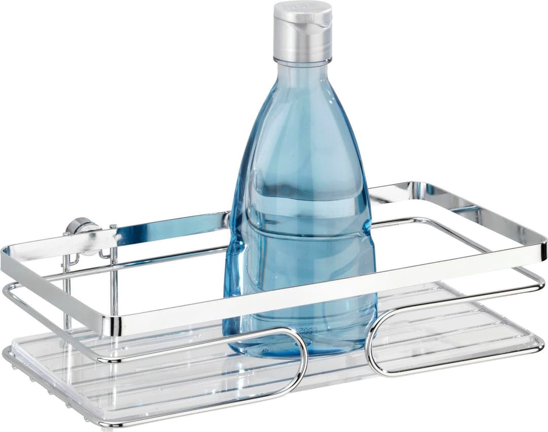 Wenko Duschablage Premium, 1 Etage | Silber