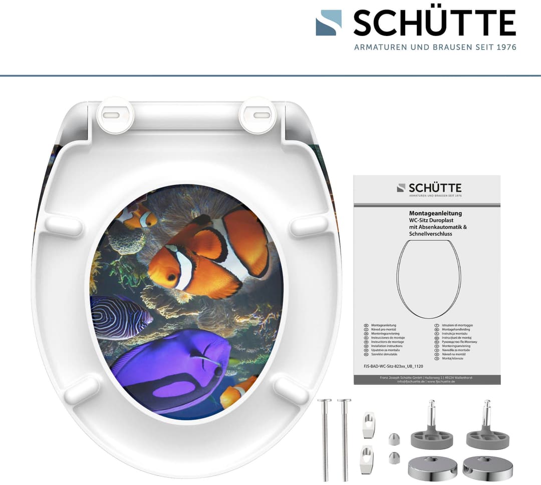 Schütte WC-Sitz SEA LIFE | Mehrfarbig