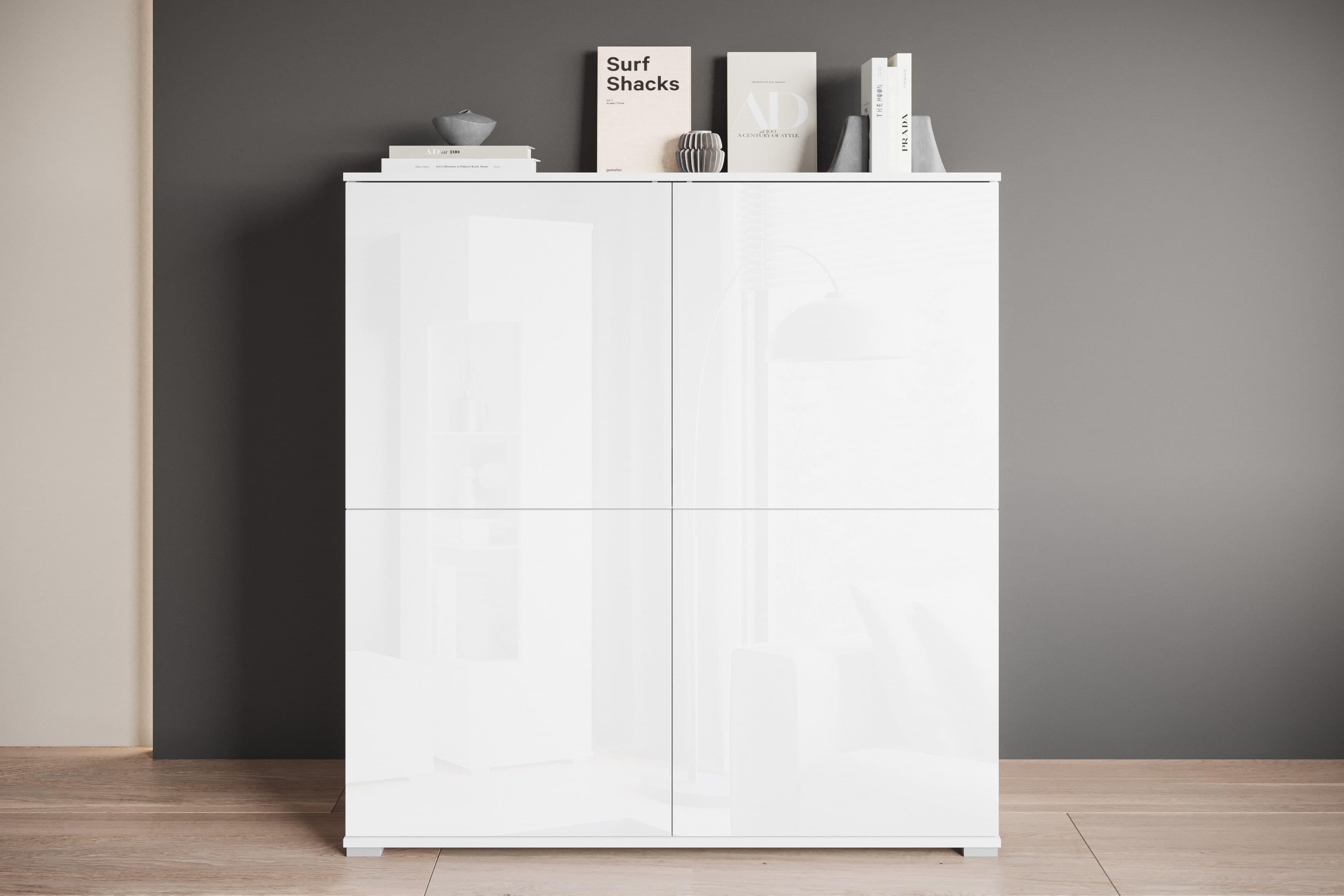 OTTO home PC-Schrank Kenia | Weiß
