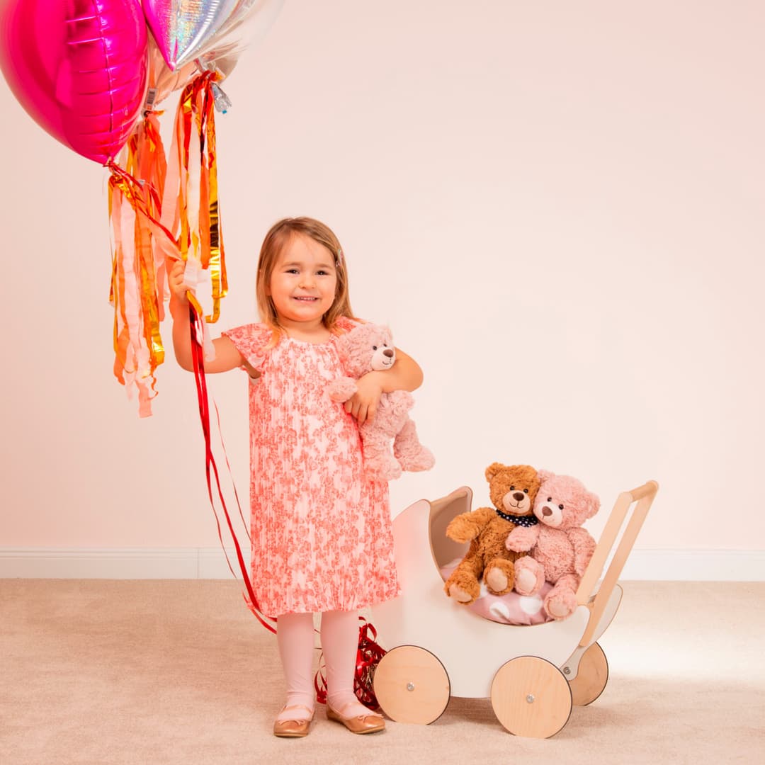 Teddy Hermann® Kuscheltier Teddy Pepper 30 cm | Rosa