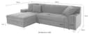 DOMO collection Ecksofa Turah | Beige 5