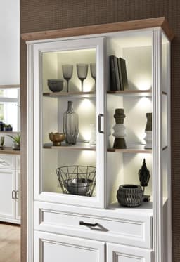 Innostyle Vitrine Jasmin | Weiß