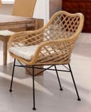 Home affaire Rattanstuhl | Holztöne