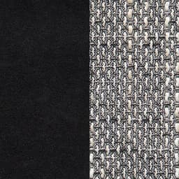 DOMO collection Hocker Treviso XXL | Schwarz