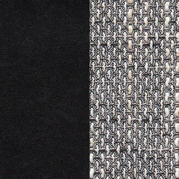 DOMO collection Ecksofa Treviso | Schwarz