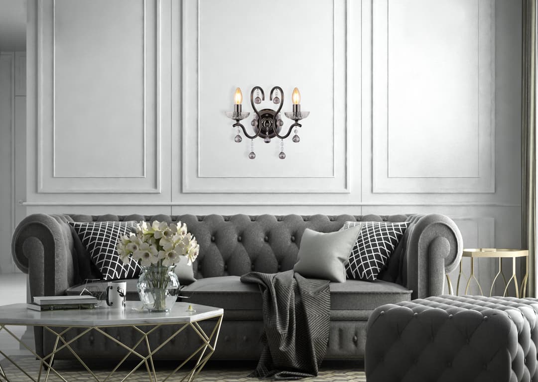 GLOBO LIGHTING Wandleuchte CAMILA | Schwarz