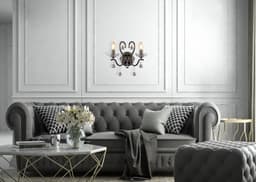 GLOBO LIGHTING Wandleuchte CAMILA | Schwarz