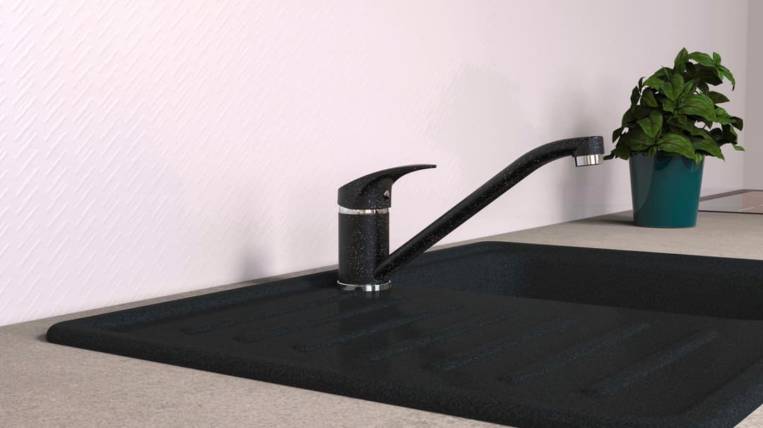 Eisl Küchenarmatur GRANIT | Schwarz