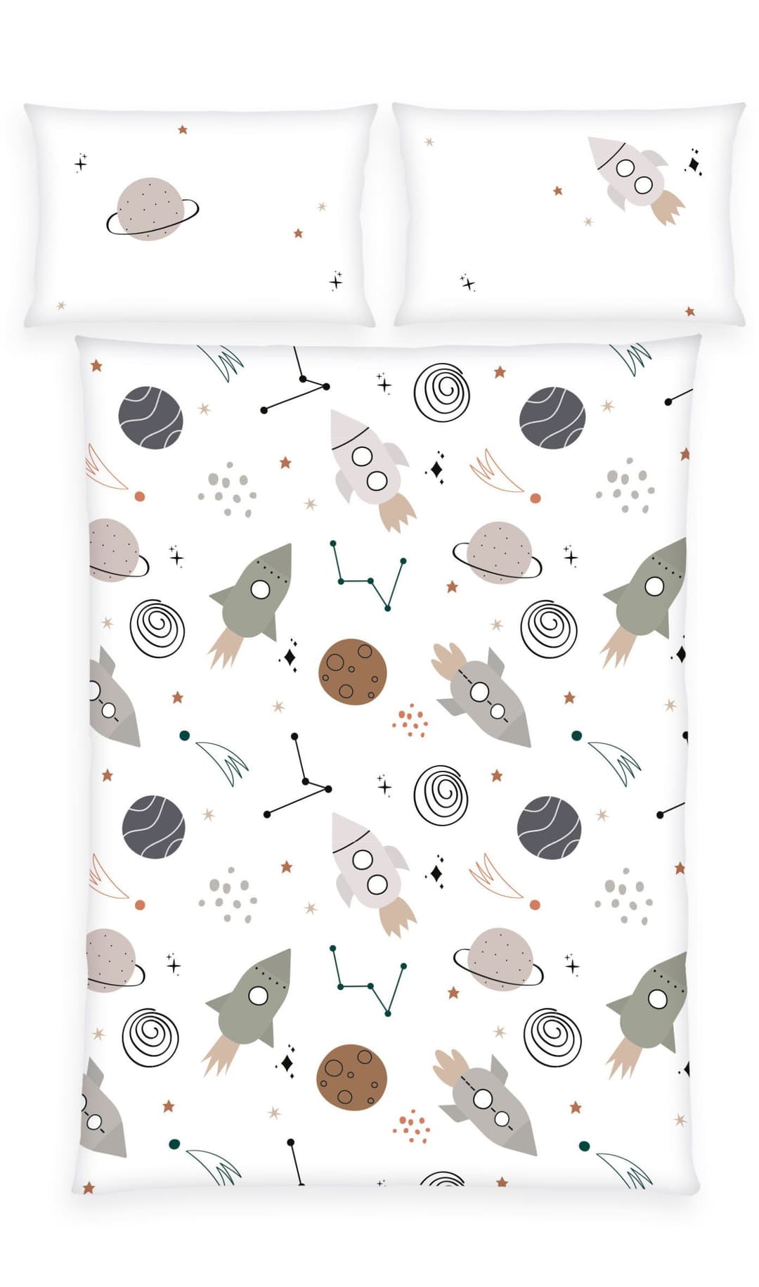 Baby Best Babybettwäsche Weltall | Weiß