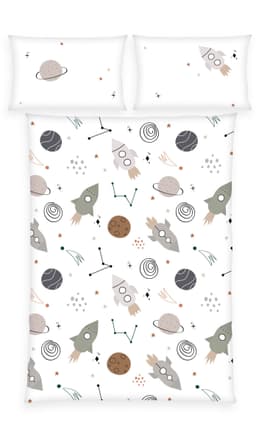 Baby Best Babybettwäsche Weltall | Weiß
