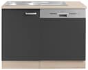 OPTIFIT Spülenschrank Faro | Schwarz 2