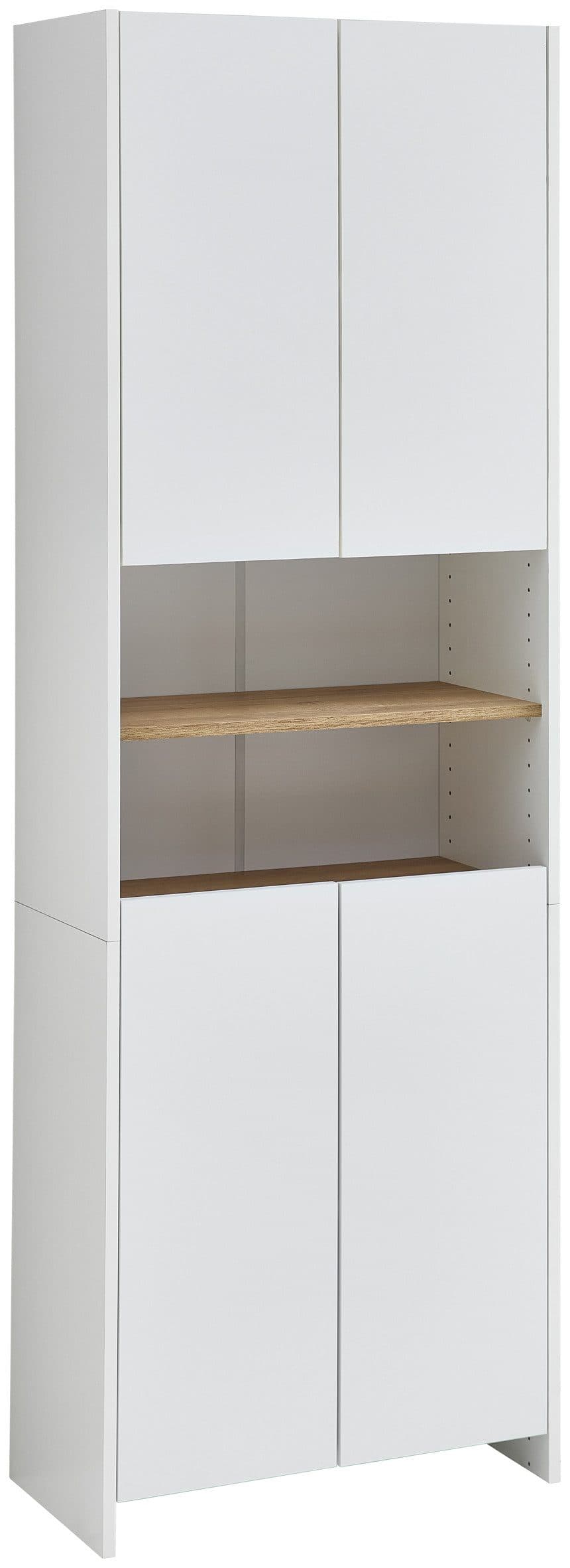Saphir Hochschrank Quickset 100 | Weiß