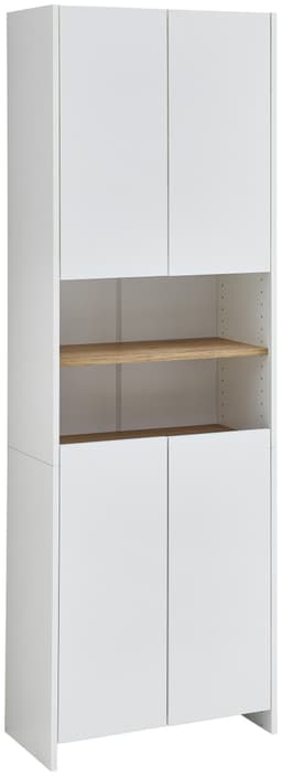 Saphir Hochschrank Quickset 100 | Weiß