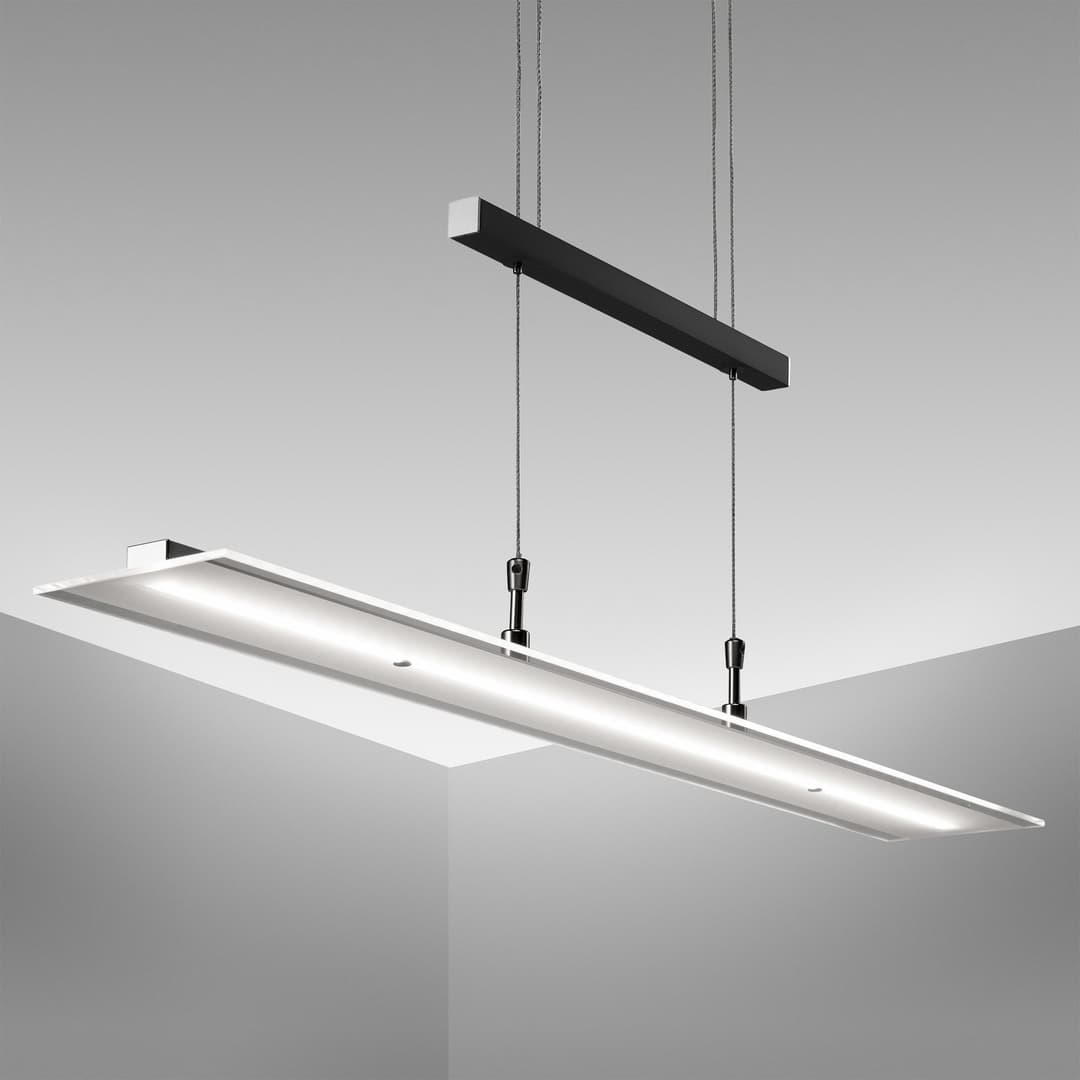 B.K.Licht LED Pendelleuchte BKL1491 | Schwarz